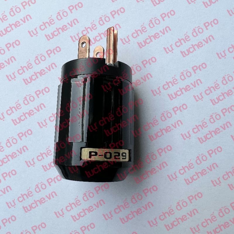 Phích cắm điện 3 chân Mỹ, chân Đồng 15A/125VAC