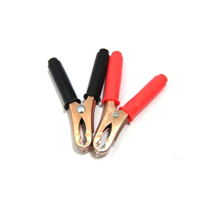 Kẹp cá sấu kẹp bình 10cm ( 1 cặp đỏ đen ) - Điện Việt