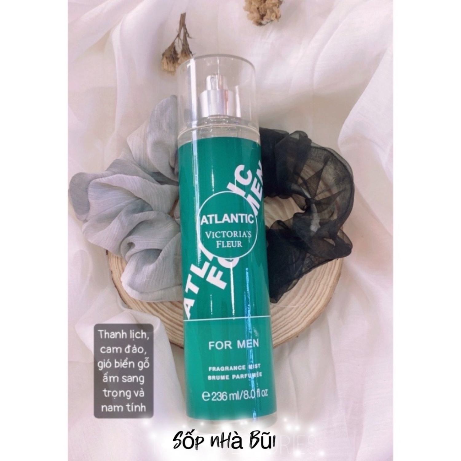 [HÀNG MỚI VỀ]Xịt thơm bodymist cho Nam 236ml Victoria Fleur