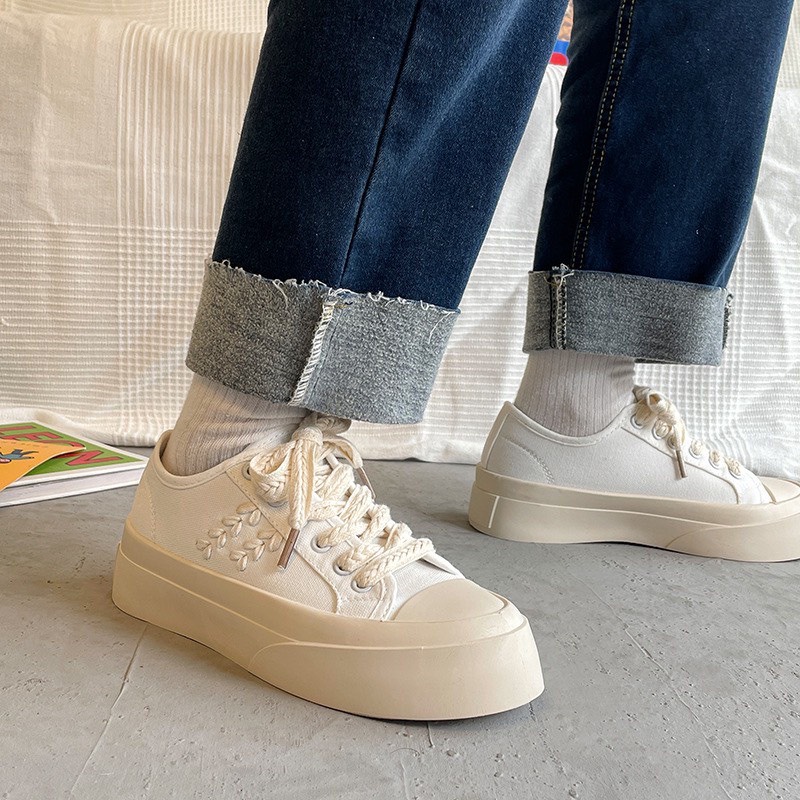 Giày thể thao nữ Lúa Gạo Kiểu dáng basic