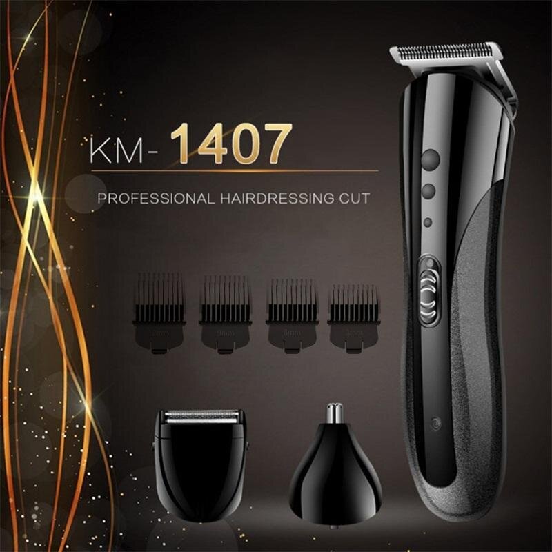 Tông đơ cắt tóc đa năng kemei 1407 2021