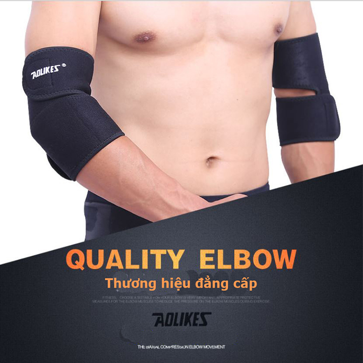 [HCM]Đai dán hổ trợ khuỷu tay Aolikes A7646 (1 đôi)