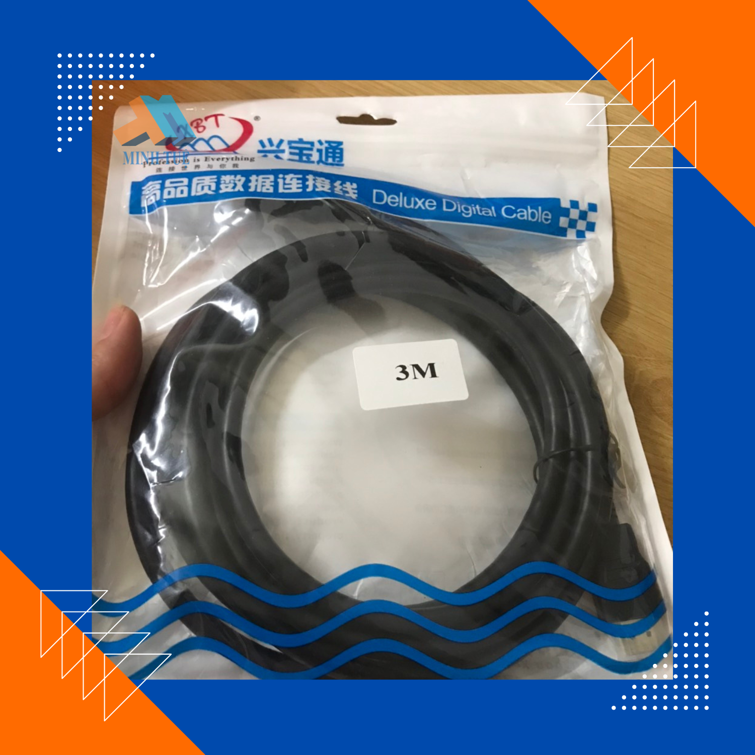 Dây cáp tín hiệu HDMI 3M Deluxe Digital cable
