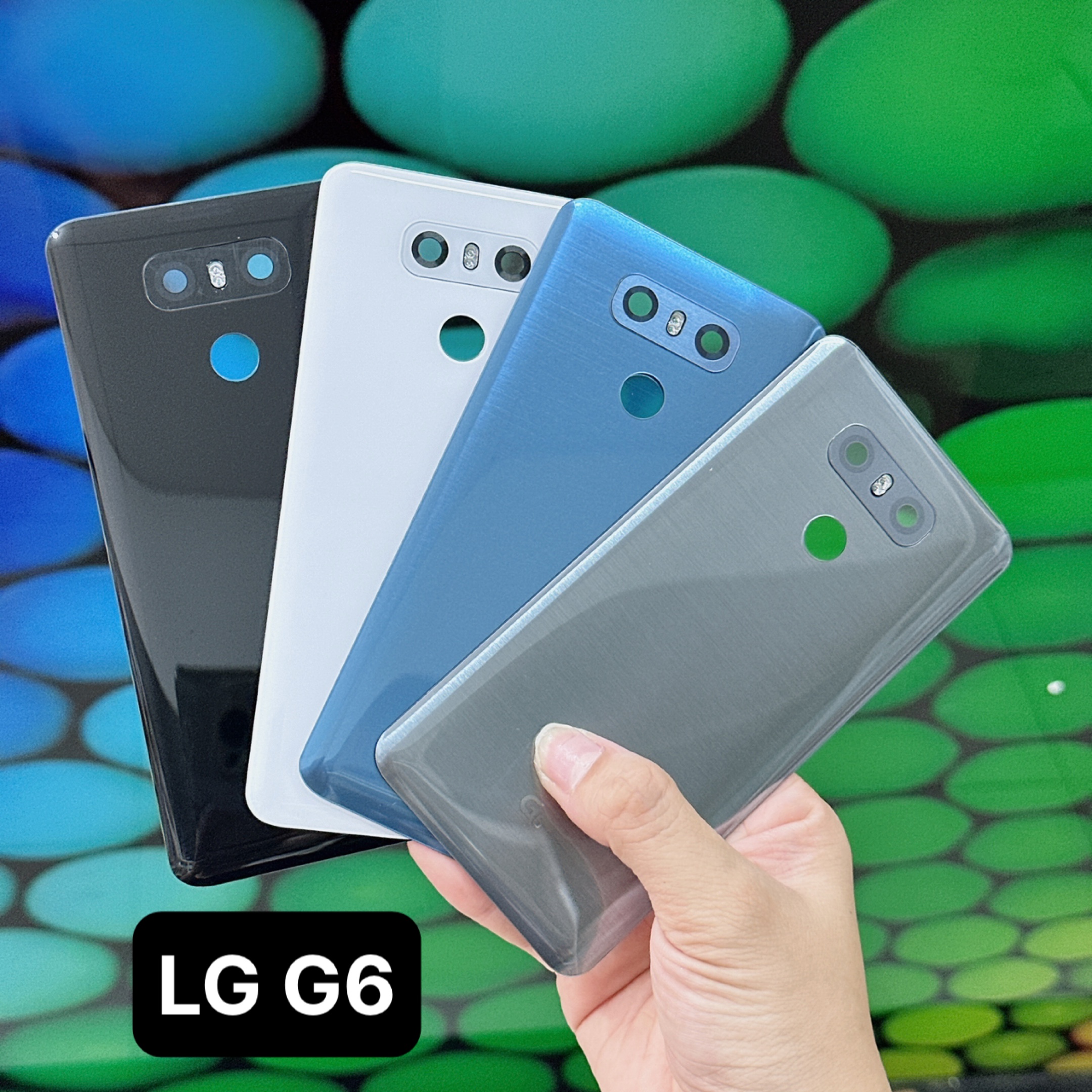 Nắp lưng liền kính camera LG G6 zin