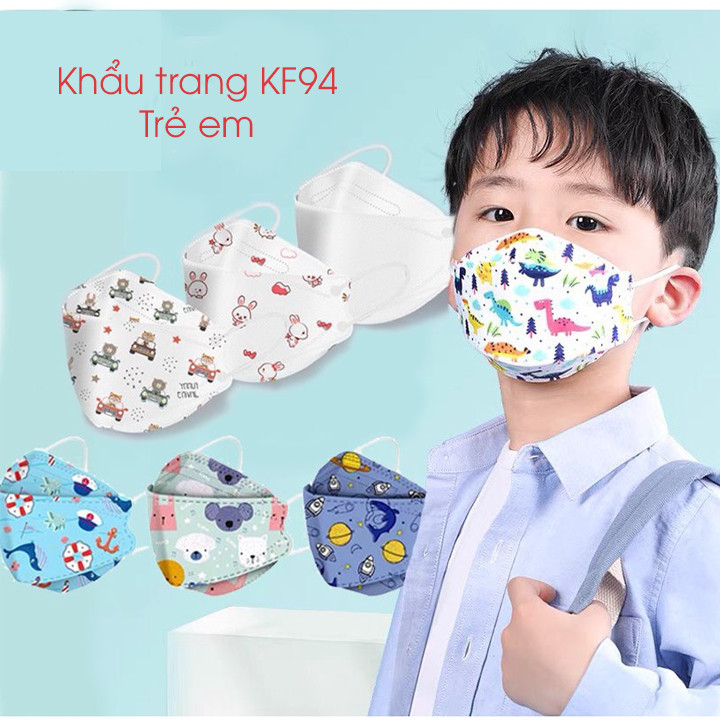 SET 100 CHIẾC KHẨU TRANG TRẺ EM KF94