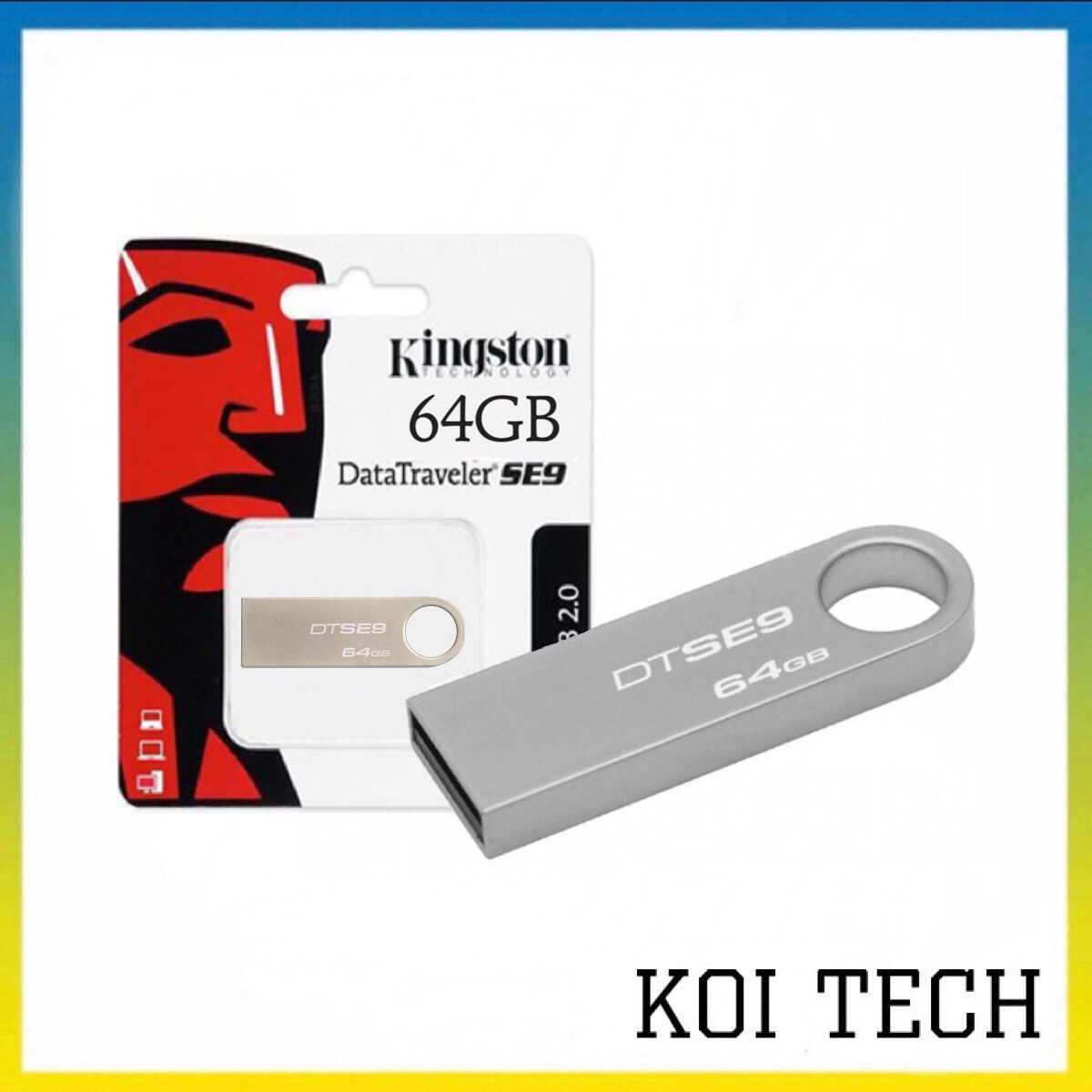 USB 2.0 Kingston DataTraveler SE9 64GB - DUNG LƯỢNG THỰC - KOI TECH