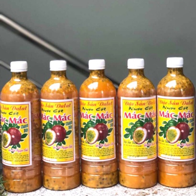 (GIAO HÀNG NHANH) NƯỚC CỐT CHANH DÂY - MÁC MÁC - 1000ML- ĐẶC SẢN ĐÀ LẠT