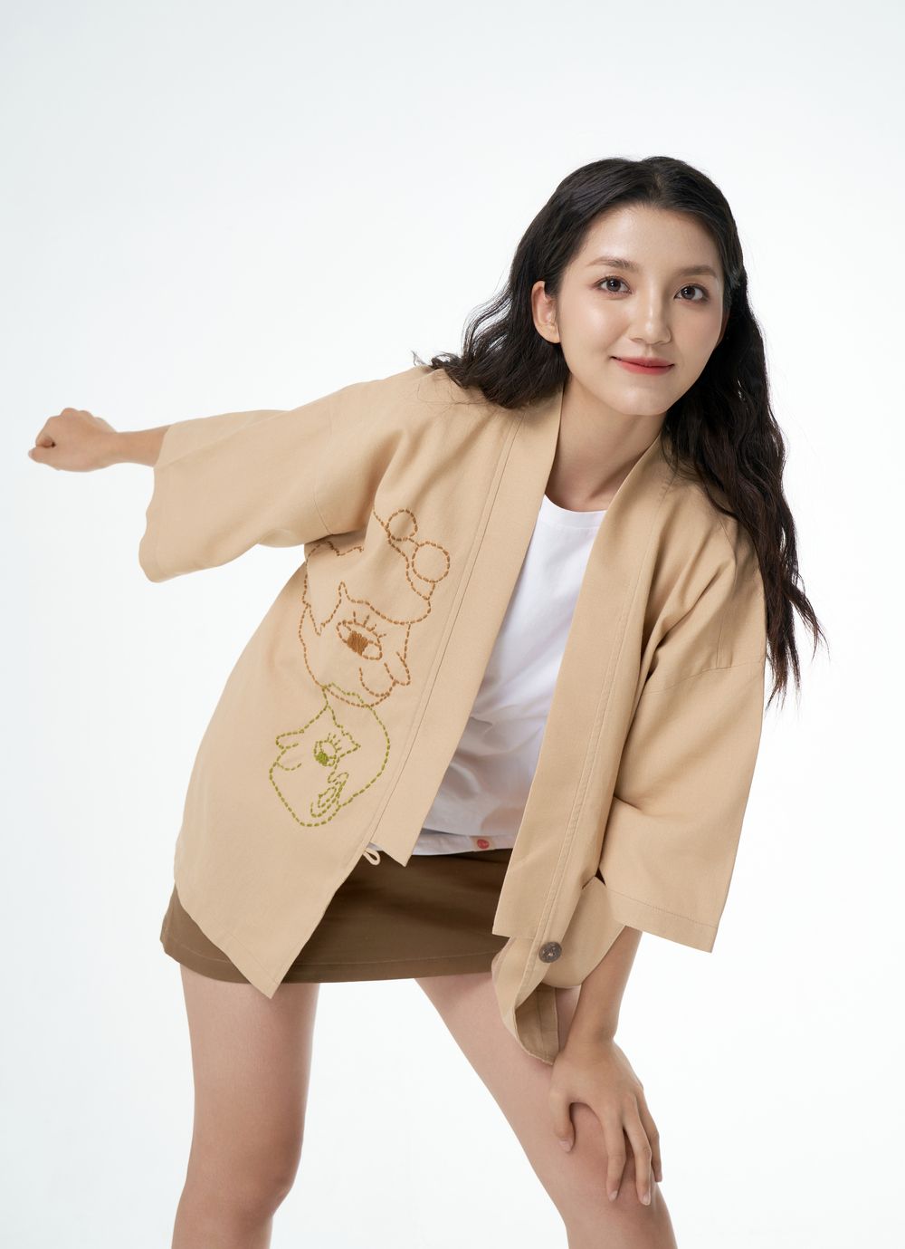 Kimono Thêu Tay "Tủm tỉm" [Made by Tòhe] [Fsale]