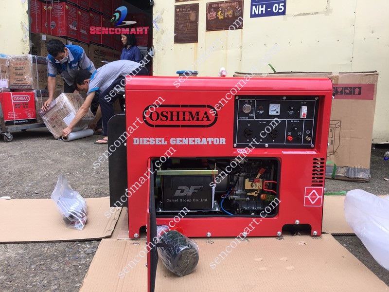 Máy phát điện chạy dầu 7kw OSHIMA 8500 mẫu mới