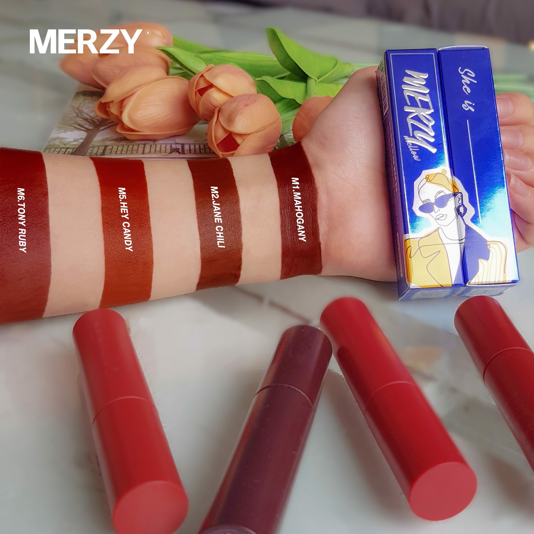Son Kem Lì Merzy Bite The Beat Mellow Tint
