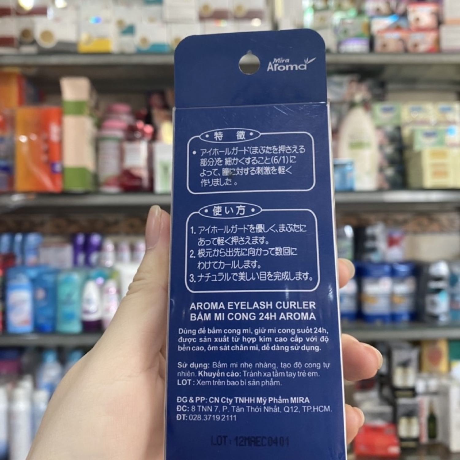 Bấm Cong Mi 24h Mira Aroma Eyelash Curler