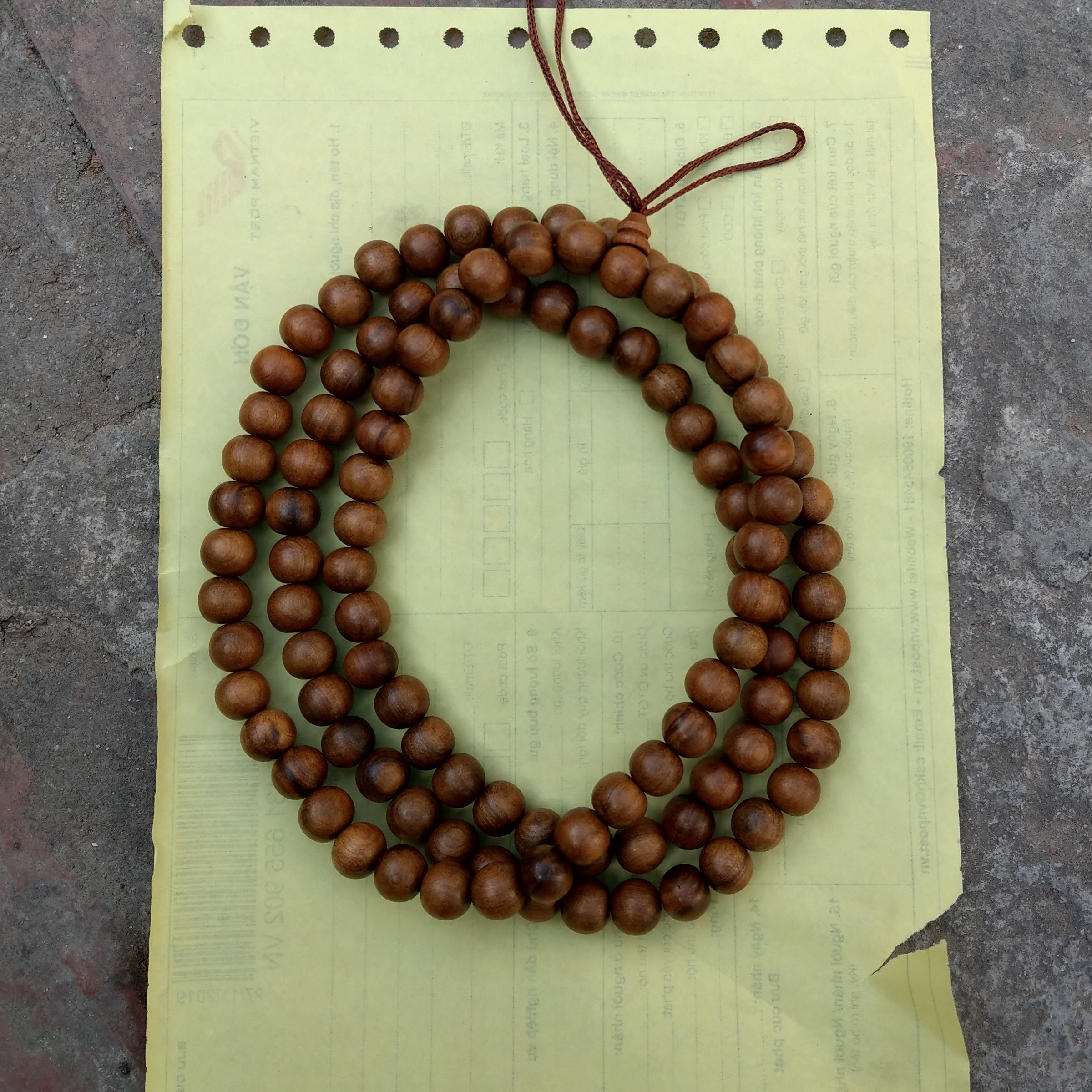 Tràng 108 Hạt - Gỗ Bách Xanh - Size 12mm