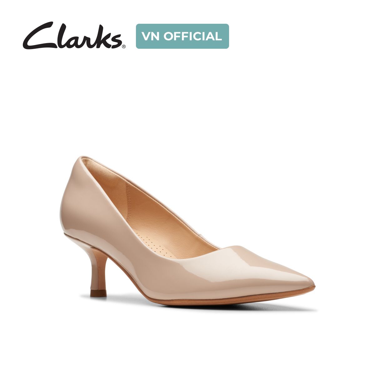 Giày Cao Gót 5.5cm Da Nữ Clarks - Violet55 Rae