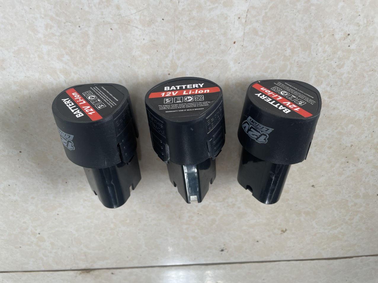 Combo 3 quả pin máy khoan 12V lion