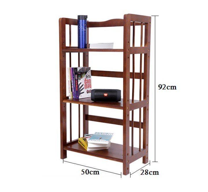 kệ sách 3 tầng rộng 50cm bằng gỗ