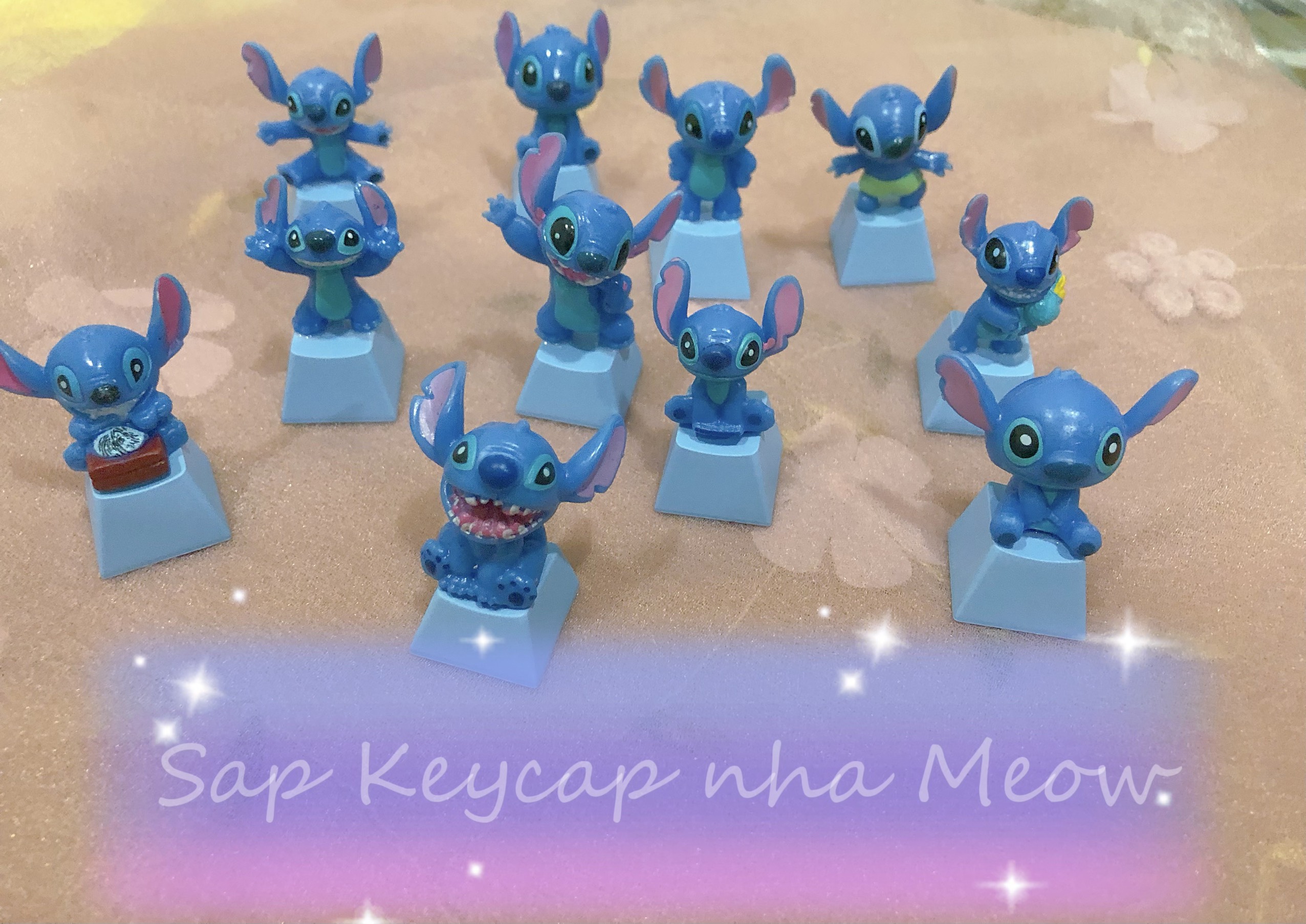 Keycap cún yêu Stitch siêu dễ thương, siêu xinh