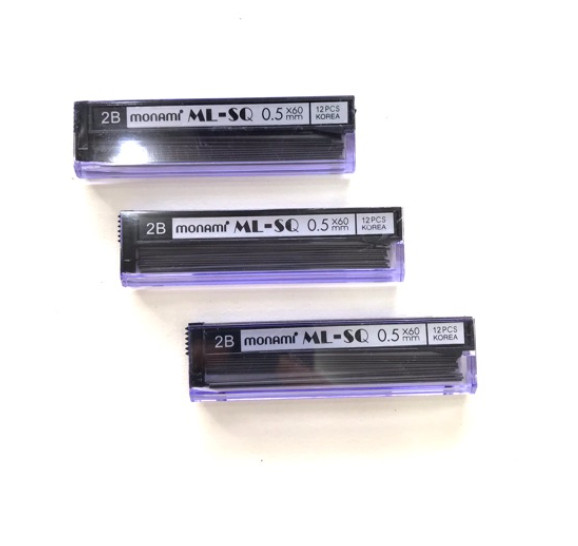 1 hộp ruột chì Monami 0,5mm - Hàn Quốc