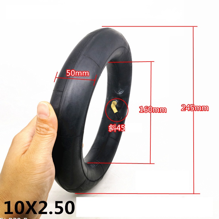 SĂM RUỘT XE ĐIỆN MINI 10 INH 10x2.50
