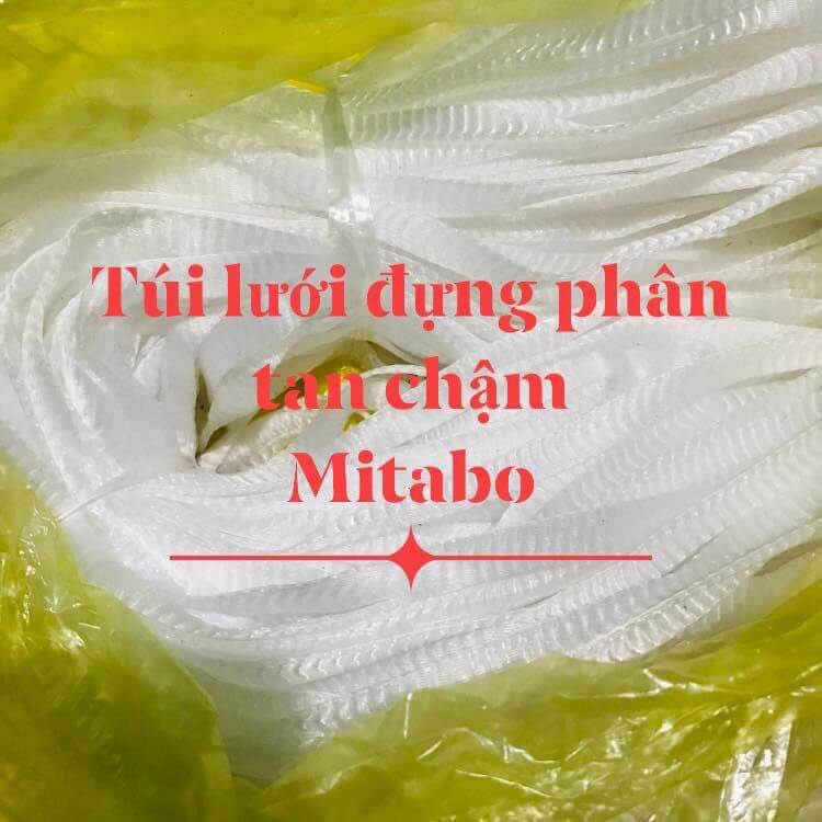 Túi lưới đựng phân dê túi đựng phân tan chậm túi lưới đựng phân lan 100g