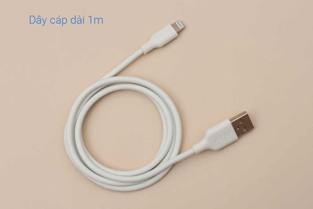 Dây sạc Iphone - Cáp Lightning 1m AVA+ DR-L04(Like new)