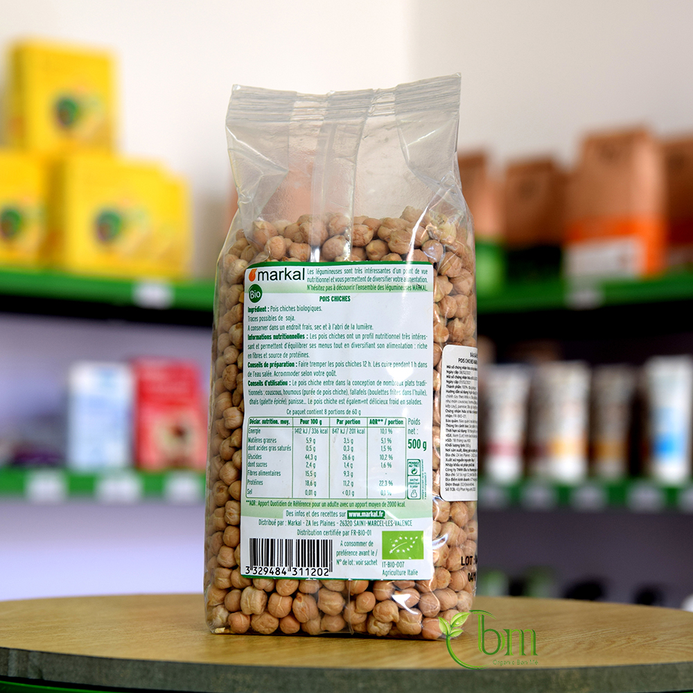 Đậu gà hữu cơ 500g - Markal / Davert / Sottto