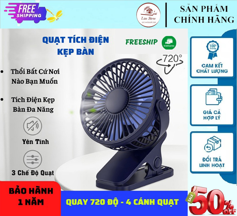 Quạt đeo cổ sạc usb xoay 360 độ 3 cấp độ gió chạy êm và mát, quạt đeo cổ không cánh biên độ thổi rộng, quạt đeo cổ mini siêu mát