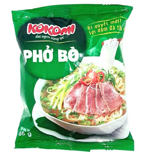 Combo 5 gói Phở bò Kokomi 65g