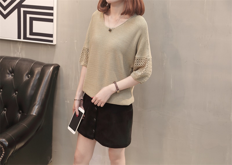 Áo len nữ mỏng tay lỡ thu đông AL17