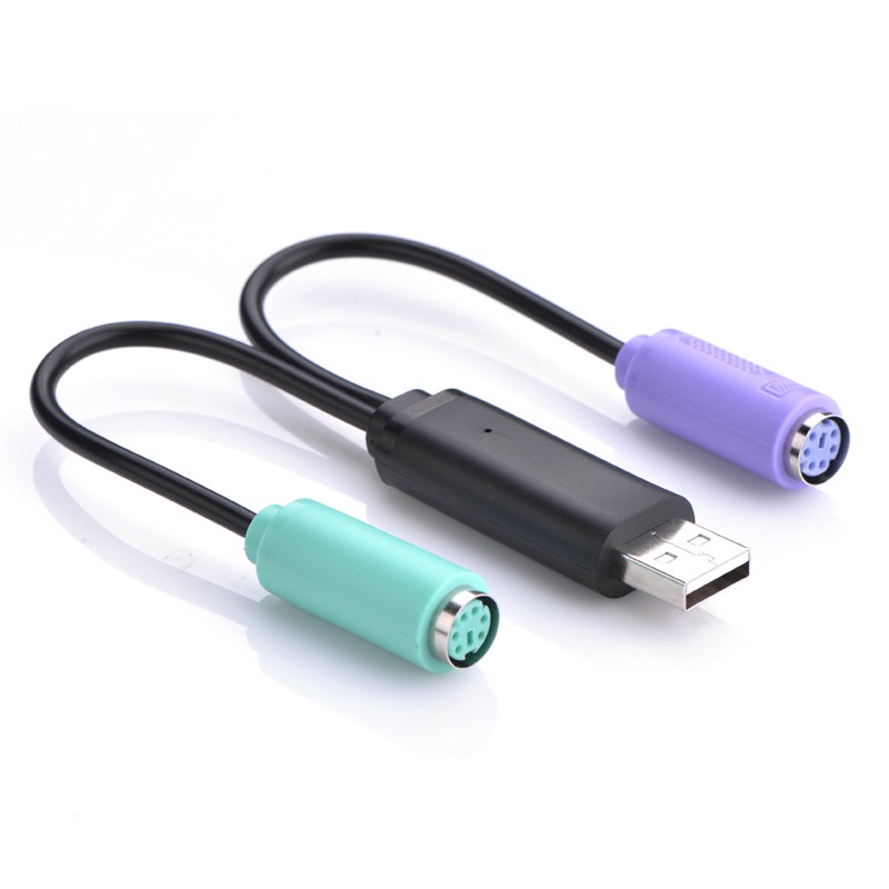 (20cm) Cáp chuyển USB 2.0 sang PS/2 cho bàn phím chuột - Ugreen 20219
