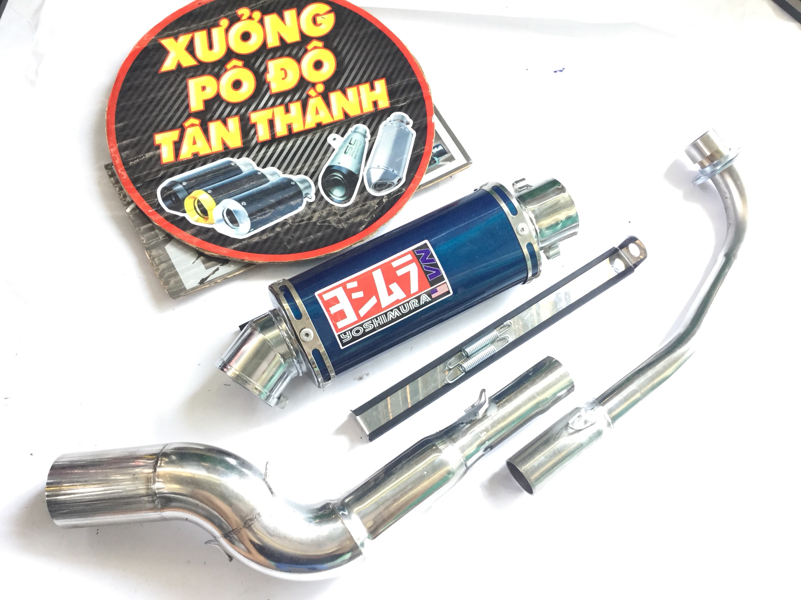 Pô độ Yhoshimuara  Cổ Đá Cong  -  Lắp Xe Surius + Jupiter  + Axolo + Taurus,, .,.,., , Sản Phẩm Chất Lượng, Gian Hàng Uy Tín, Giá Cả Cực Tốt, Mua Ngay.