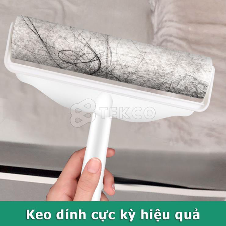 Cây Lăn Bụi Làm Sạch Quần Áo Ga Giường Dài 19cm, Lõi Lăn Dài Giúp Làm Sạch Lông Chó Mèo, Sợi Vải Trên Sofa, Quần Áo Hiệu Quả
