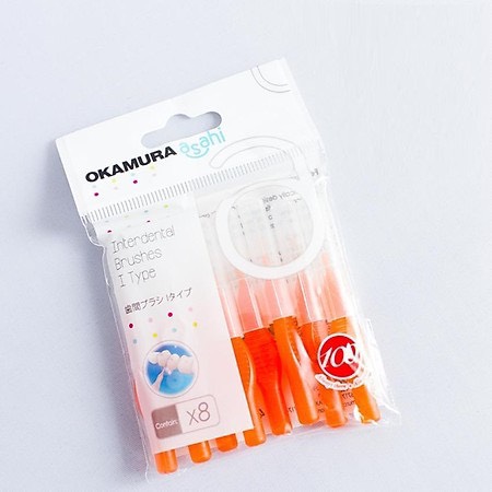 Bàn chải kẽ răng Asahi dạng I - Okamura