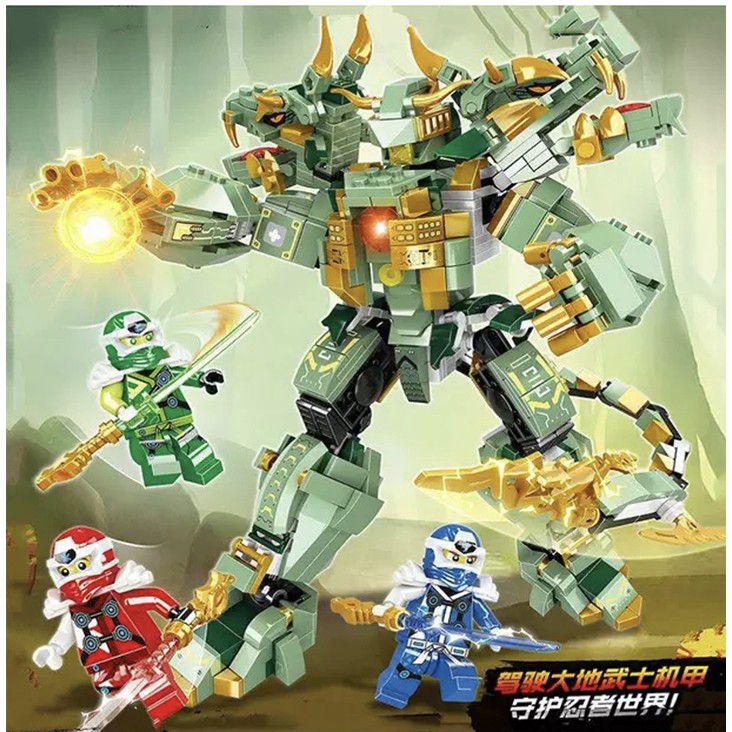 [ HÀNG CÓ SẴN ] Lắp ráp Ninja 76060 (hàng chất lượng)( Xếp Hình Robot Mech Rồng Xanh Moc 782 Mảnh )siêu hot-siêu rẻ