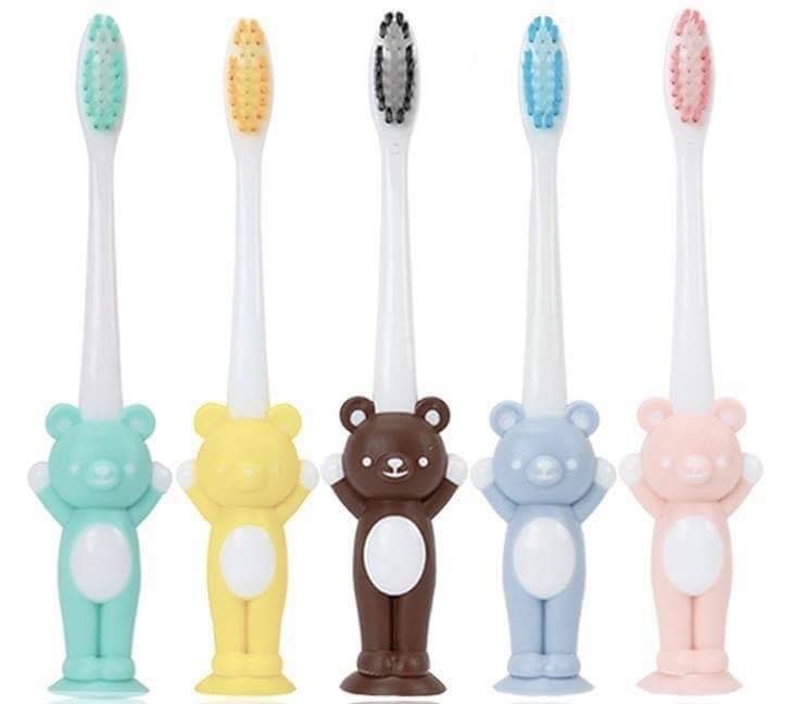 Set 4 Bàn chải đánh răng TRẺ EM hình THỎ - hình GẤU