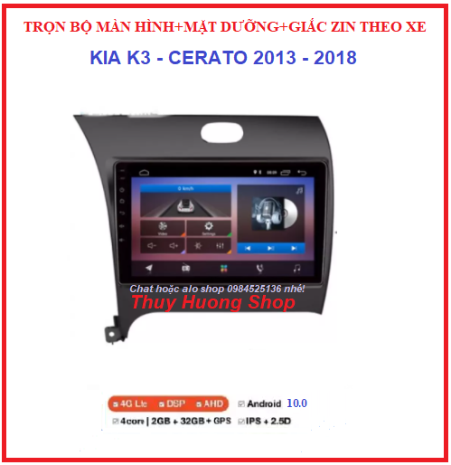[TẶNG PM VIETMAP S1]Bộ Đầu DVD Android O LED C2  RAM1G/2G Cho Ô Tô KIA K3-CERATO 2013-2018 có mặt dưỡng giắc zin theo xe. Màn O LED C2 Tích Hợp GPS Chỉ Đường, Xem Camera Lùi,YOUTOBE VANCED.Màn Hình 9inch Full HD Kính Cường Lực IPS 2.5D.
