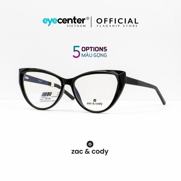 Giá bán Gọng kính nữ chính hãng ZAC&CODY B40 mắt mèo lõi thép chống gãy nhập khẩu by Eye Center Vietnam