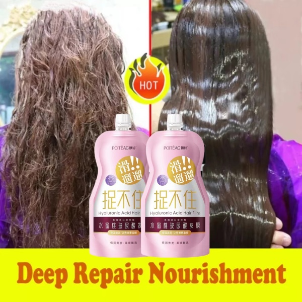 HUALIULIU HAIR MASK  Mặt nạ tóc cao cấp  phục hồi tóc hư tổn,kem hấp dầu ủ tóc chuyên nghiệp giàu Keratin nuôi dưỡng tóc chắc khỏe phục hồi tóc hư tổn nặng/350g