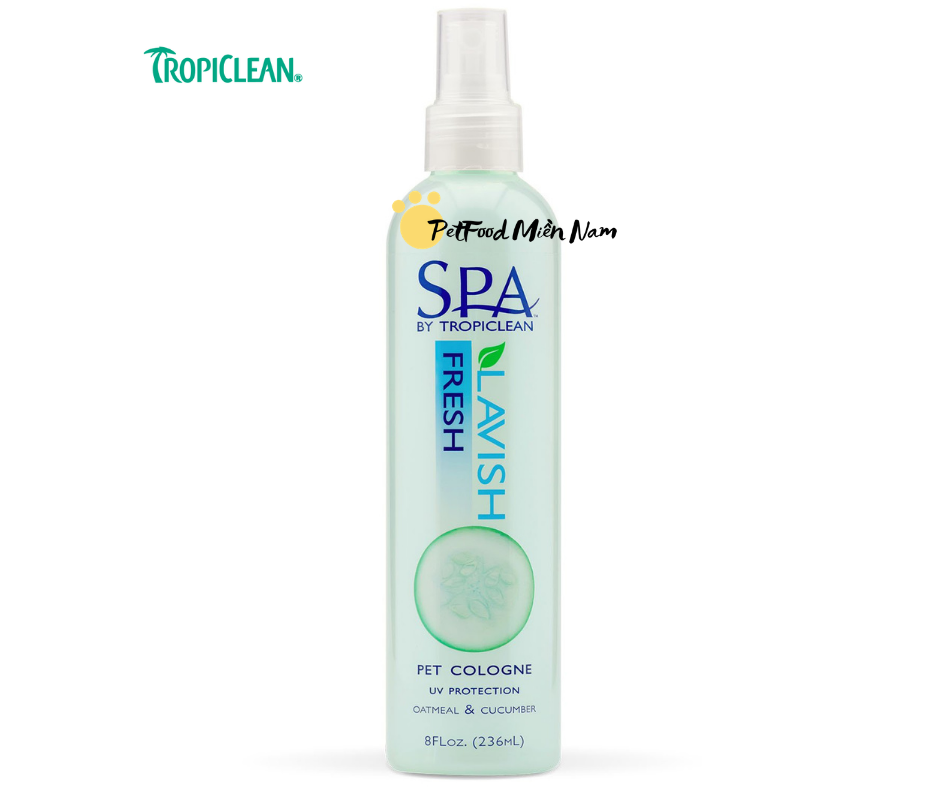 Xịt dưỡng lông SPA Tropiclean cho thú cưng
