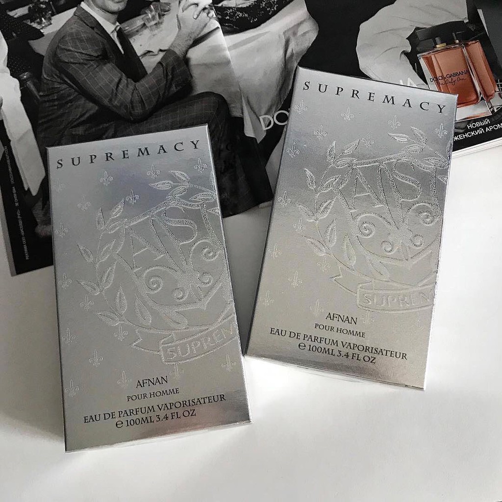 Nước hoa Afnan - Supremacy Silver EDP 100ml