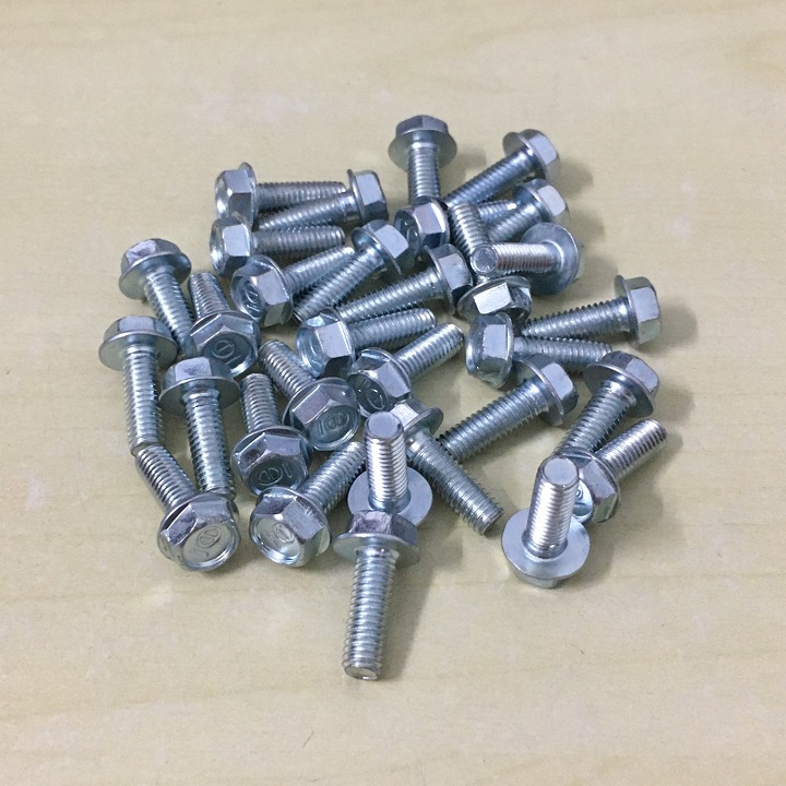 50 CON - M5x15mm BULONG LIỀN LÔNG ĐỀN - BULON LÔNG ĐỀN