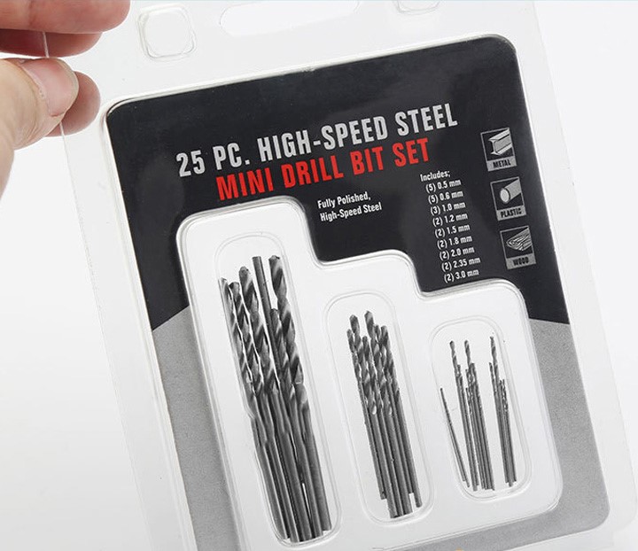 BỘ 25 MŨI KHOAN SẮT MINI TIỆN DỤNG - DIY582