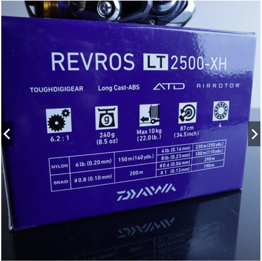 Máy đứng daiwa revros lt 1000 / 2500 / 3000 / 4000 câu lure xh / cxh