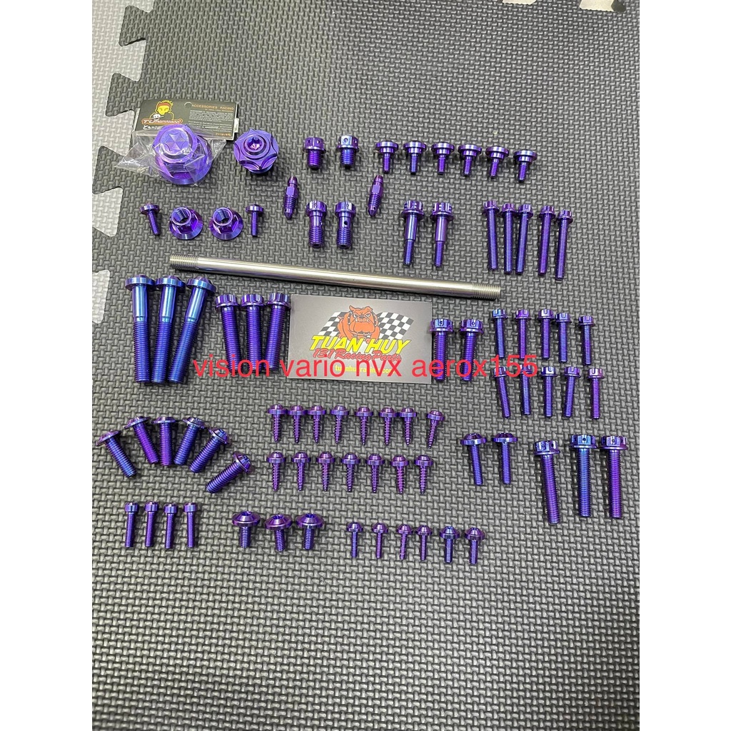 Combo full xe ốc cho vario , airblade , vision , nvx , aerox155 titan gr5