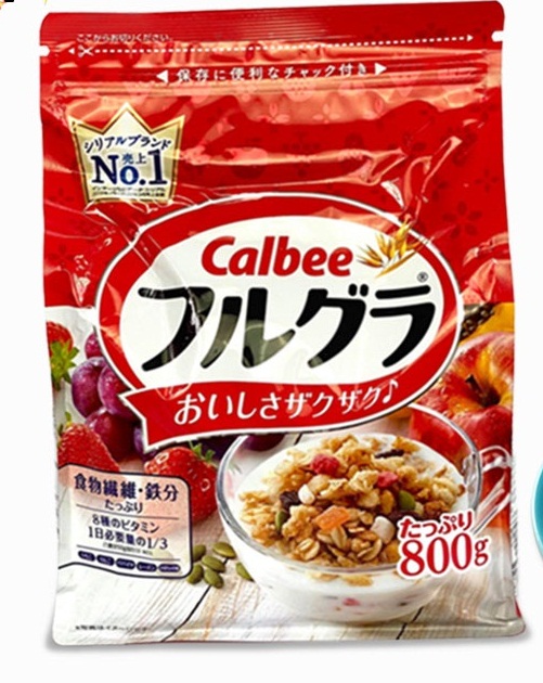 Ngũ Cốc Hoa Quả Nhật Bản - Ngũ cốc Calbee 800gram - Ngũ cốc dinh dưỡng - Ăn kiêng