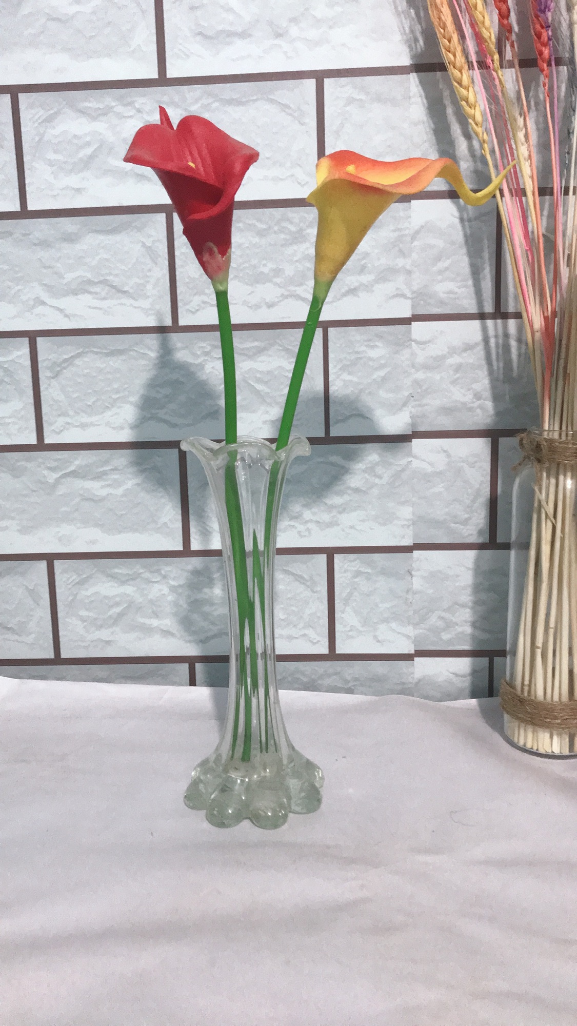 Bình cắm hoa thuỷ tinh 20cm