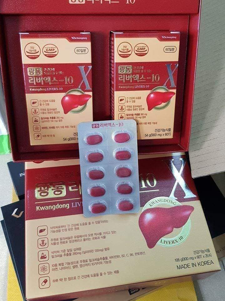 [HCM]Bổ Gan Cao Cấp Kwangdong Hàn Quốc(Hộp to 120 viên)