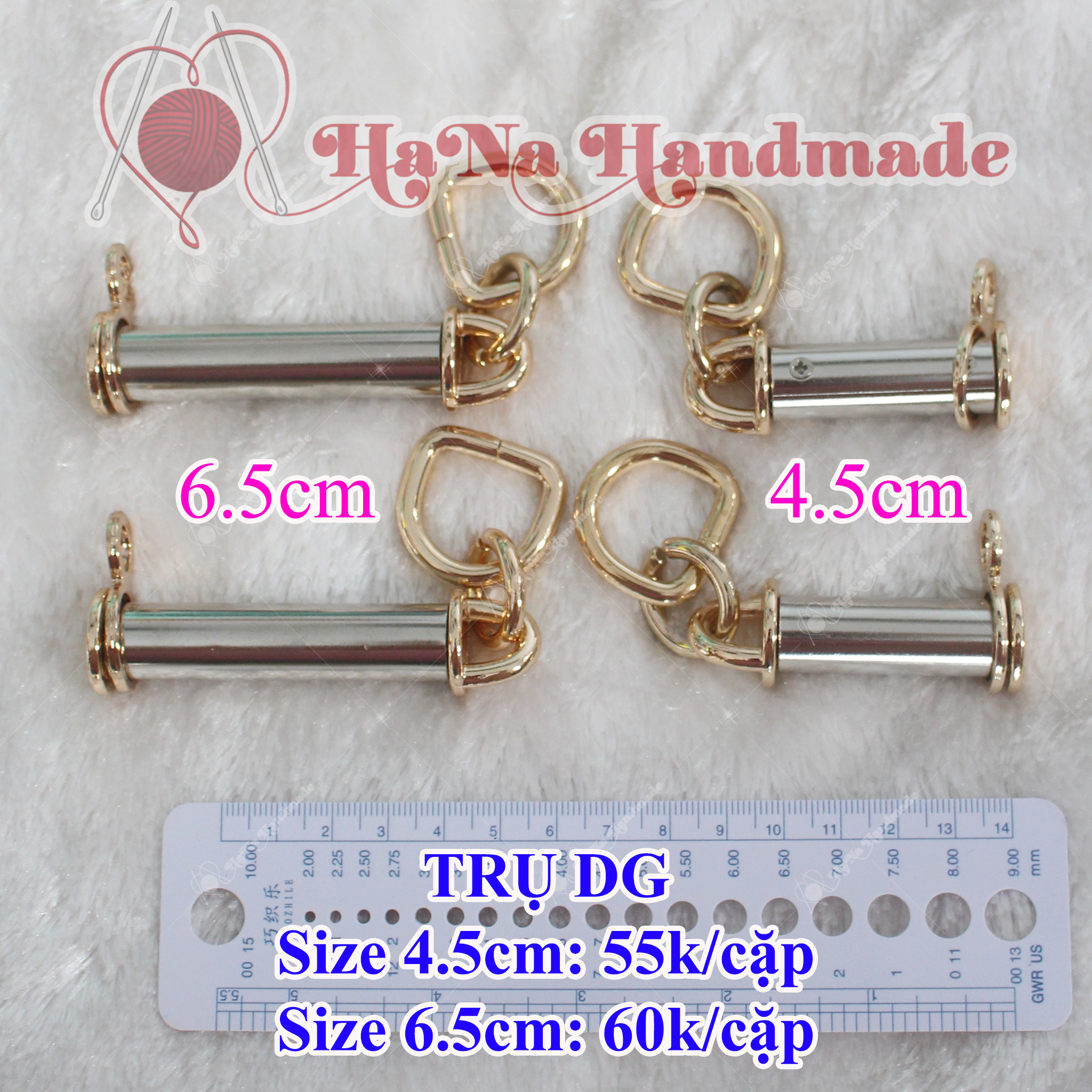 Dg Cylinder Makes Dg Handbags (Size 4.5cm and 6.5cm)