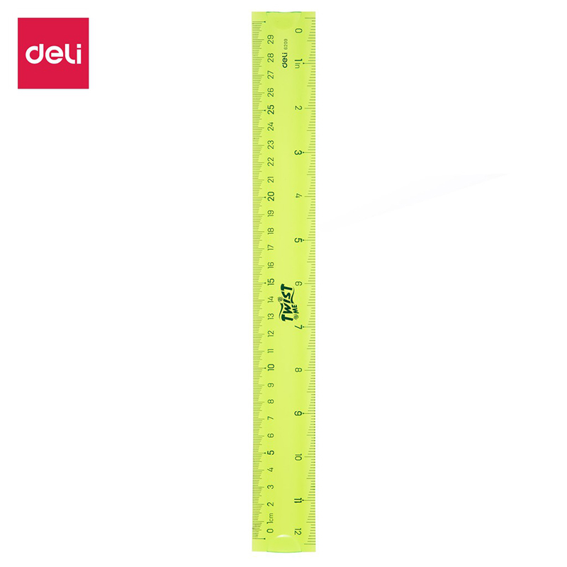 Thước dẻo nhiều màu 30 cm 6209 (Deli)
