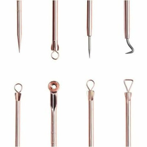 Bộ 4 Dụng Cụ 8 Đầu Nặn Mụn Cao Cấp
