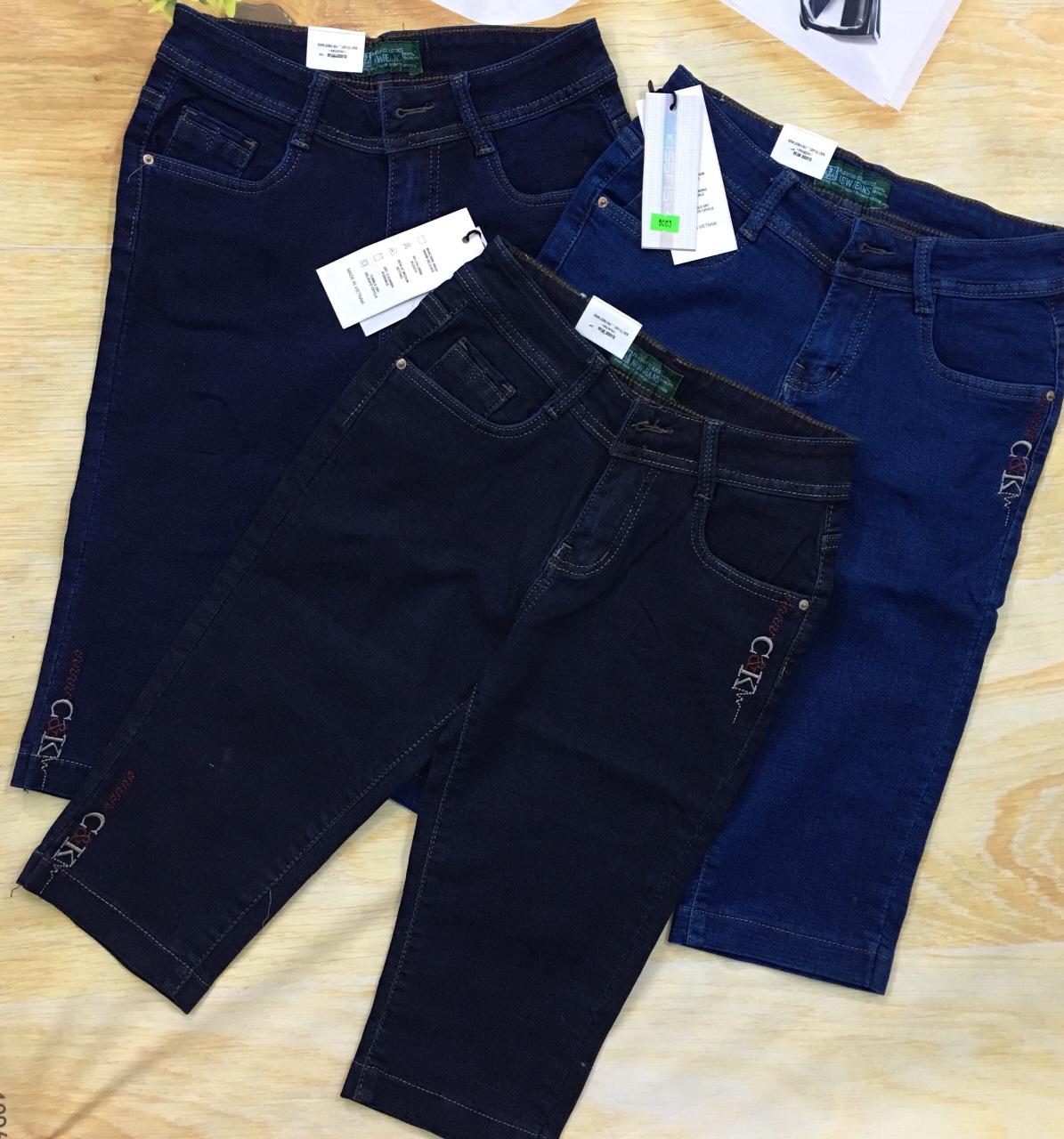 Quần bò quần jeans nữ lửng